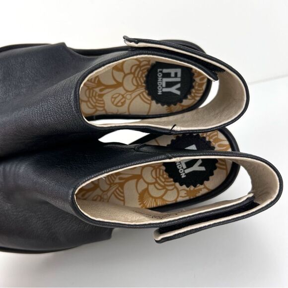 FLY London Peep Toe Wedges - Picture 7 of 12